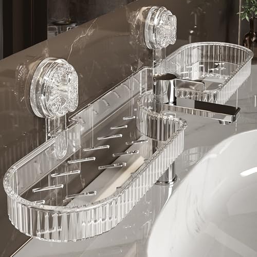 2026 NEW Universal Removable Faucet Storage Rack (White)