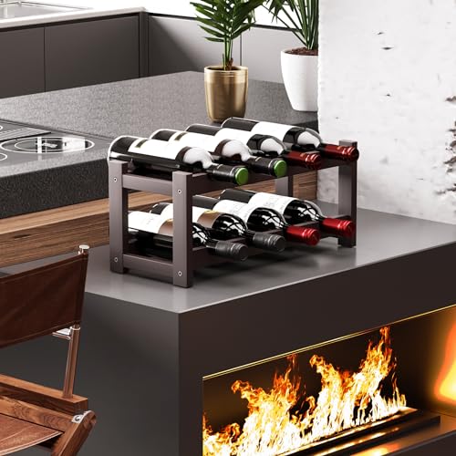 Bamboo Wine Rack (2-tier-Espresso)