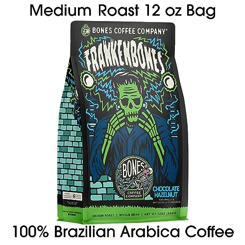 Frankenbones Chocolate and Hazelnut Flavored Coffee (Chocolate Hazelnut (Whole Bean))