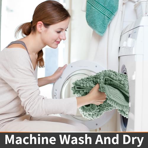 Toilet Rug U Shaped Washable 24x20 Inch