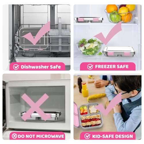 Stainless Steel Bento Box for Kids 1000ml