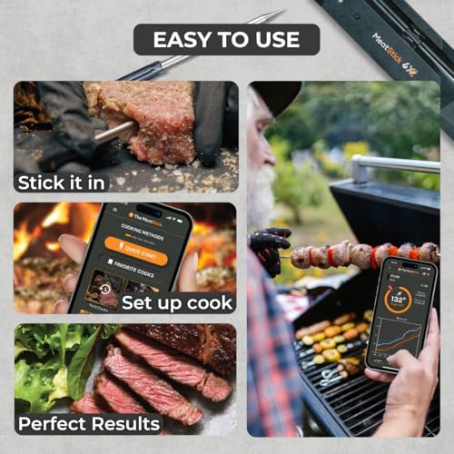 MeatStick 4X Bluetooth Wireless Meat Thermometer