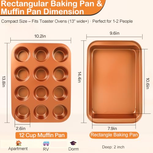 Baking Pans Set 6 (21.1644 Ounce)