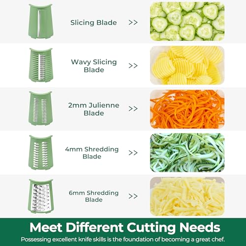 Rotary Cheese Grater (Green)