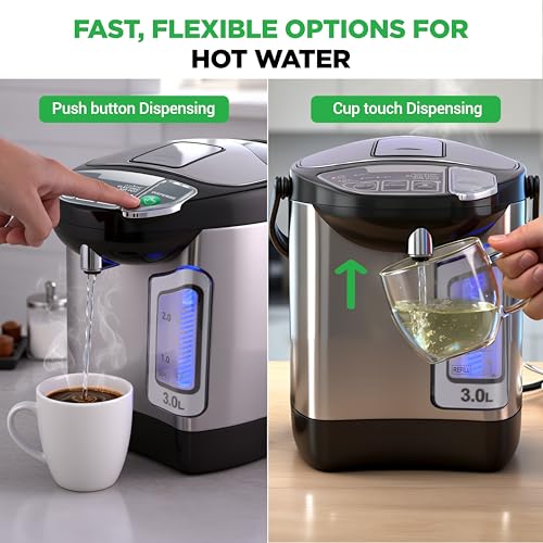 Electric Water Boiler and Warmer (3.2 Quarts)