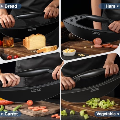 12 Inch Pizza Rocker Blade Cutter