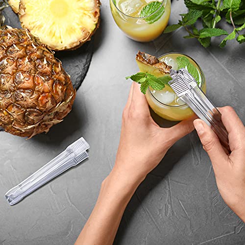 12 Pcs Plastic Mini Candy Buffet Scoops and Serving Tongs Set