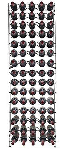 Freestanding Floor Wine Rack (75 Bottles)