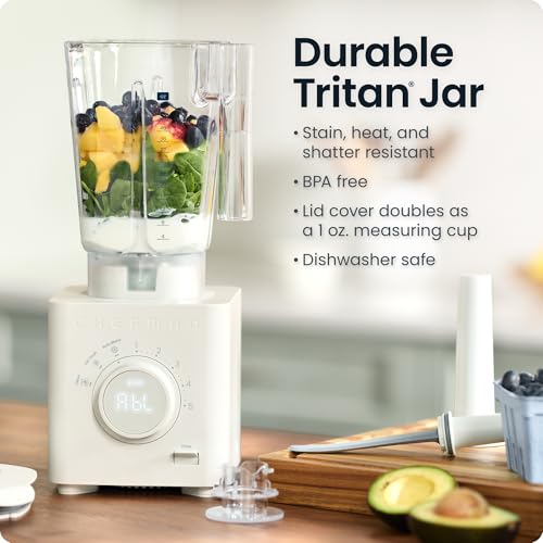 Obliterator 48 oz Countertop Blender for Smoothies (Concrete / Power Blender)