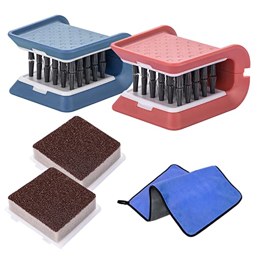 Knife Cleaner 2 Pack Cutlery Cleaner for Kitchen (2 Count)
