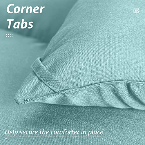 All Season King Size Bed Comforter (Turquoise / King（90*102）)