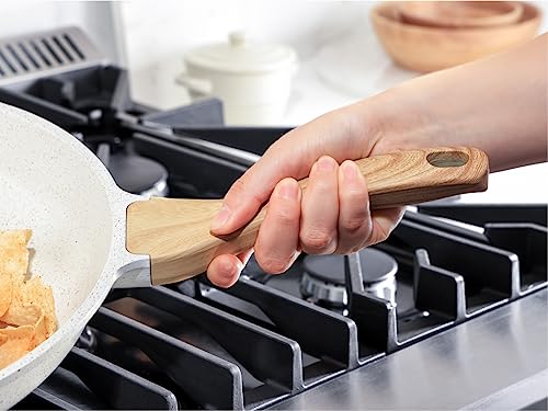 Nonstick Ceramic Frying Pan Skillet (8 Inch / White)