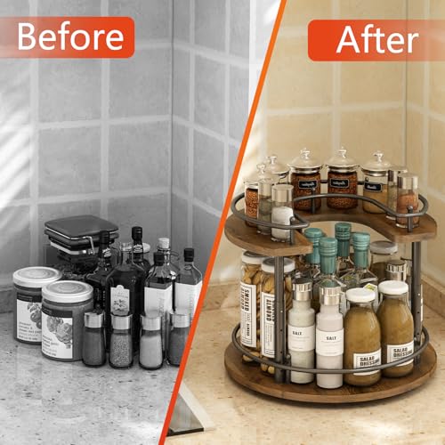 2 Tier Lazy Susan Organizer