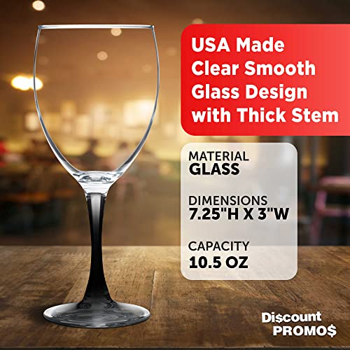 Nuance Wine Glasses by ARC 10.5 oz. Set of 10 (10 Count)