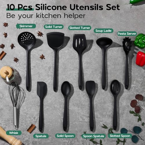 Kitchen Utensils Set (Black)