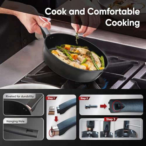12" Non Stick Frying Pan (Titanium Coating)