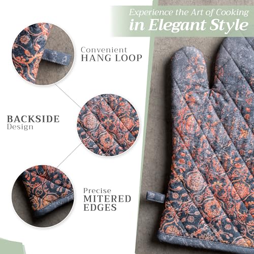 Maison d'Hermine Oven Gloves 100% Cotton Oven Mitt (024 - Imperfection / 7.5" x 13" (Oven Mitt))