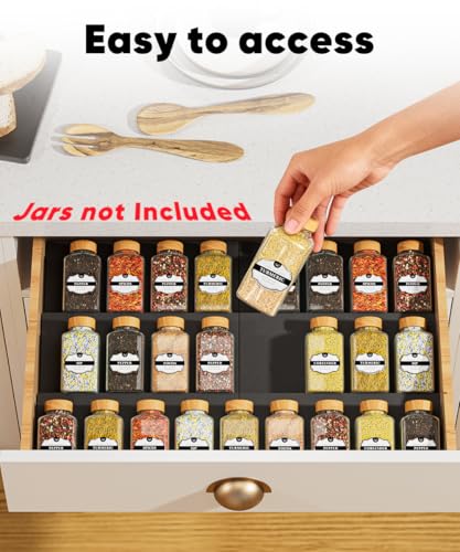 Spice Drawer Organizer (9 Count)