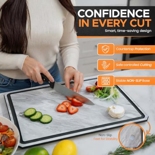 Composite Wood Cutting Board Set of 3 (Marblestone)
