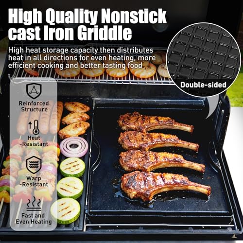 Grill Griddle for Weber Genesis 300 & 400 Series (16.1" x 16.1" x 1.2")