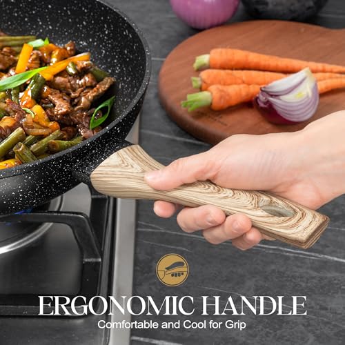 12 Inch Wok Set (Black / 12 Inch)