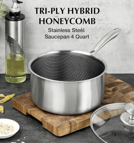 4 Quart Saucepan With Lid (4 Quarts / Black)