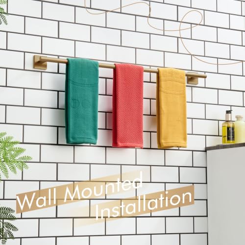 Bathroom Towel Bar 32'' Towel Holder for Bath Kitchen Cabinet Towel Rails 32 Inch Champagne Bronze Stainless Steel B4005CPG (Champagne Bronze / 32-Inch)