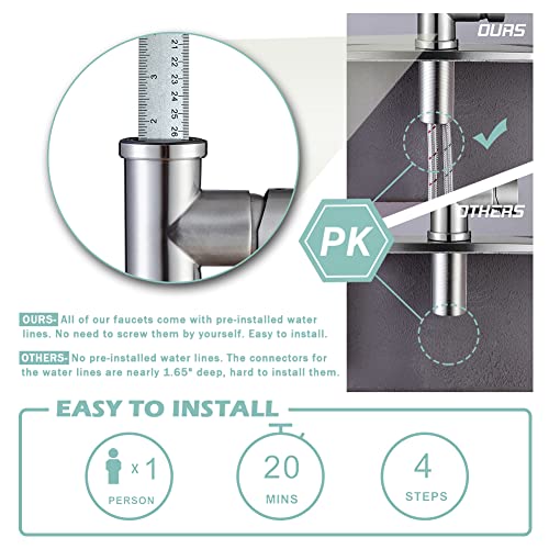 High Arc Pull (Brushed Nickel Finish)