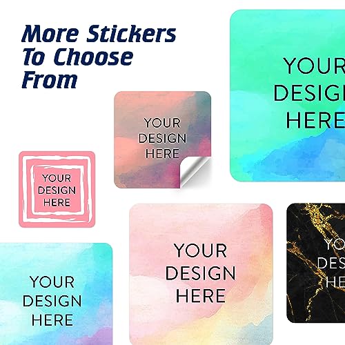 Custom Vinyl Stickers Your Image (100 Count)