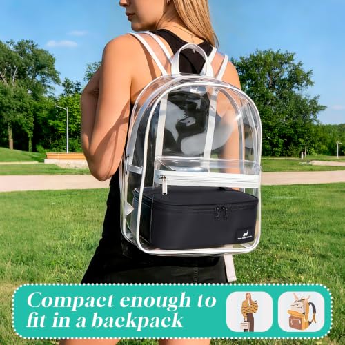 NOL Insulated Lunch Bag for Adults (Black / Small (4.5 Liters))