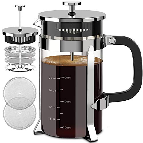 French Press 34oz (Silver / 34oz)