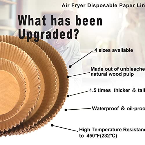Large Air Fryer Liners Disposable Round