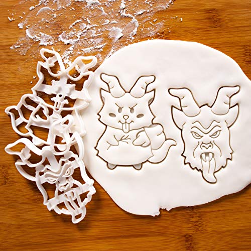 Set of 2 Krampus cookie cutters