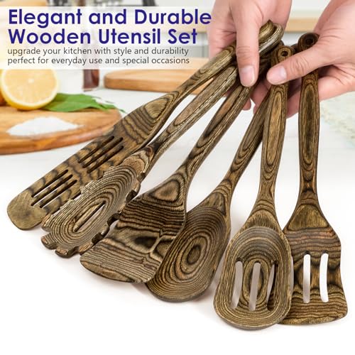 Wooden Spoons for Cooking (6 Count)