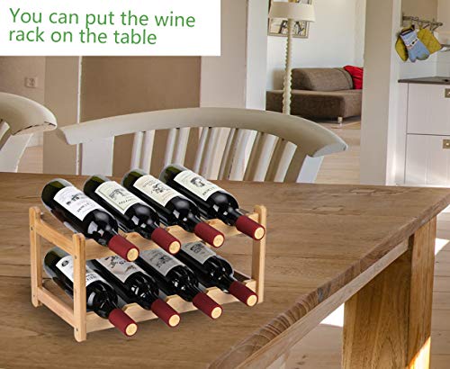 Wine Rack 8 Bottle 2 (2 Tiers)