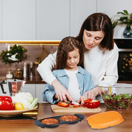 Quick Heat Microwave Egg Cooker (Orange)