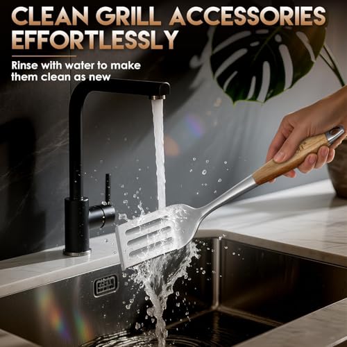 3PCS Grilling Accessories Set (17.9IN)