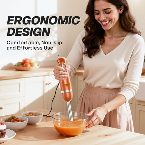 Immersion Blender Corded 400W (Orange Brown / single)