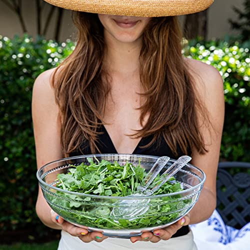 Isabella Acrylic Salad Server Set
