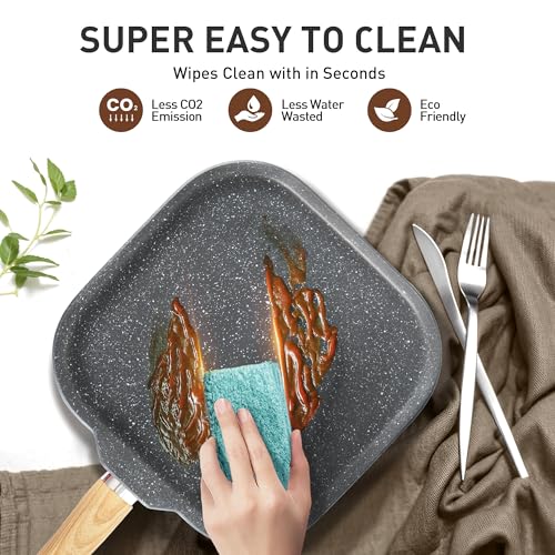 Pots and Pans Set (Gray / 17-piece)