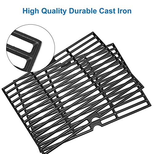 DG1-70-01-634-R Cooking Grid Grates for Dyna-Glo DGF350CSP DGF350CSP-D 2-Burner Open Cart Propane Cast Iron Gas Grill Grate DGF350SNP DGF350SNP-D 101-03011,Grill Grate for Blue Rhino GBC1932L