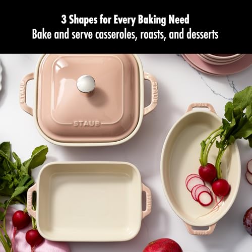 Ceramic 4 pc Baking Pans Set