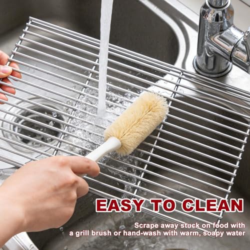 Griddle Grill Grate Replacement Parts for Blackstone 36"Griddle Grill (20.5x 13.75 / Silver)