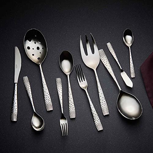 Dazzle 45 Piece Flatware Set Service for 8 Plus Butter Knife (Dazzle)