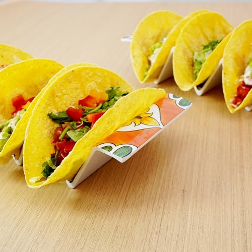 Taco Holder Stands (Set of 2 / Calor Orange)