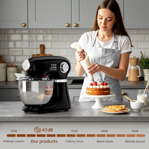 Stand Mixer 12 Speeds Tilt (Matte Black)
