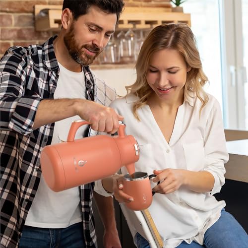 Thermal Coffee Carafe 68oz (Coral / 68 Ounces)