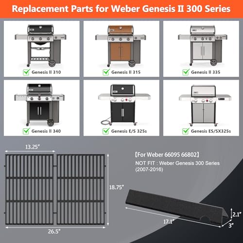 Genesis II Flavorizer Bars Replacement Parts (L1 66095+66032)