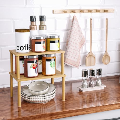 2 Pack Cabinet Organizer Shelf