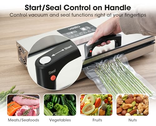 Vesta Precision 16'' Commercial Vacuum Sealer Machine for Moist Foods 95kPa
